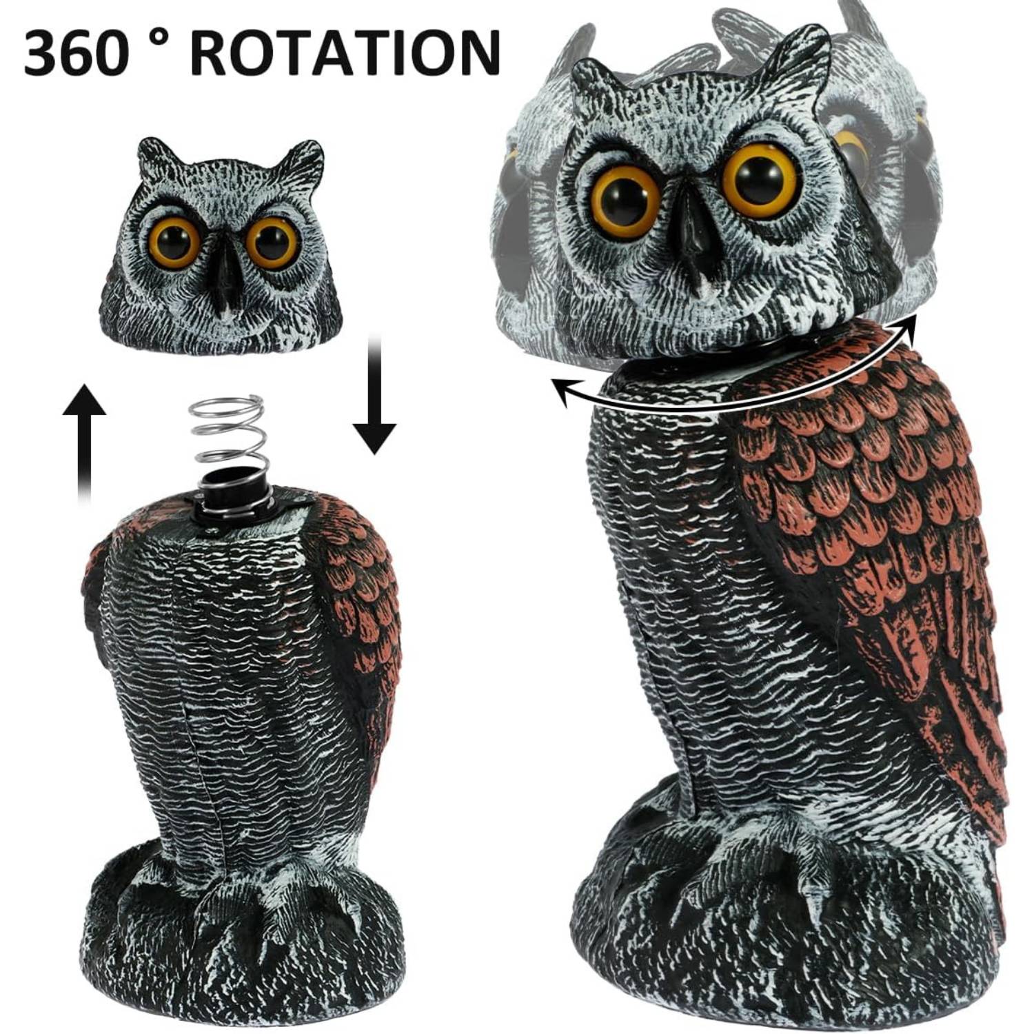Fake Owl Decoy, image 3
